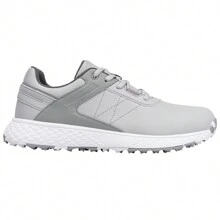 Fashionable Outdoor Sports Men's Golf Shoes With Nail Free Straps And Waterproof Men's Sports Golf Specific Sports Shoes - 灰色 - 查看 3