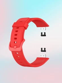適用於 HuaweiWatch Fit1 的矽膠錶帶，多色可自由搭配對比使用，男女皆宜 - 彩色 - 查看 9