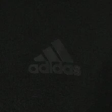 adidas男士外套運動服跑步訓練服健身立領休閒戶外防風夾克 - 黑色 - 查看 3