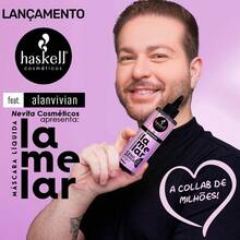 Haskell Original Shampoo/Cond Bendito Loiro 300ml + Máscara Lamelar - Azul - Visão 4