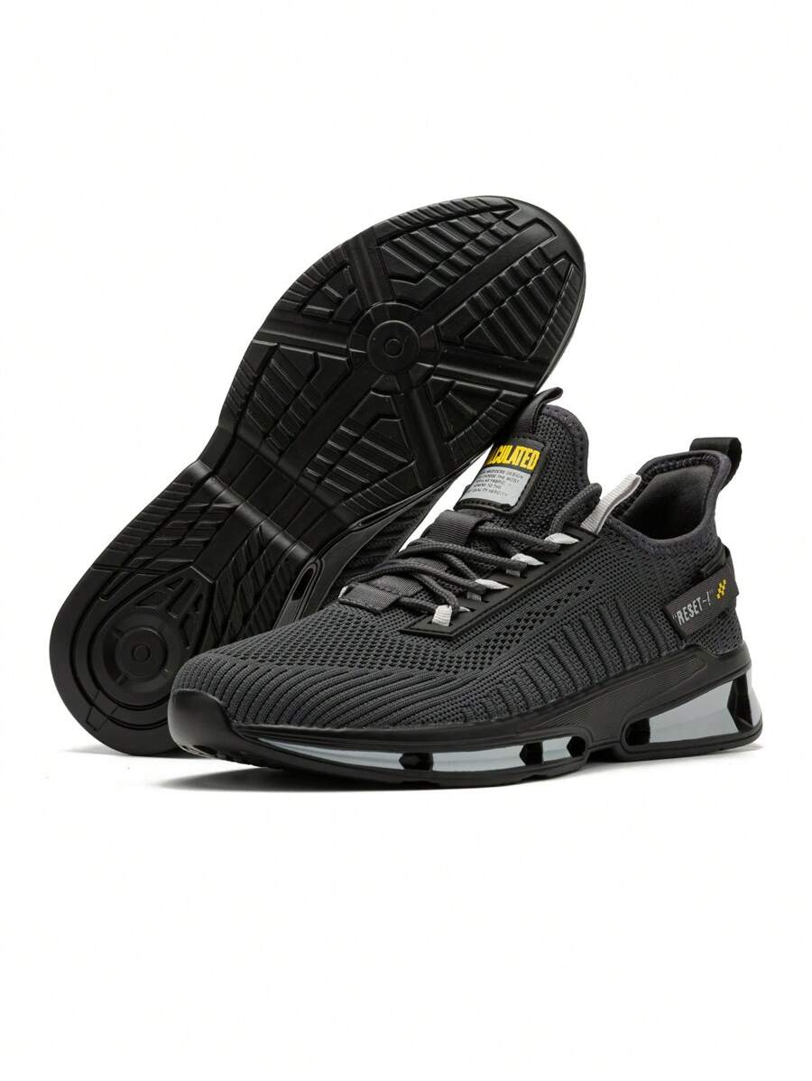 baasploa 男士休闲运动鞋，轻便网面时尚跑步鞋，防滑减震男士步行鞋，增高鞋，品牌鞋，户外运动鞋