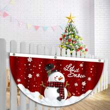 1個聖誕裝飾卡通聖誕老人花園旗,雙面印刷室外院子氛圍裝飾,數字印刷粗麻布橫幅 - 彩色 - 查看 13