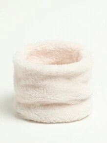 1 pieza Cuello de mujer elegante y cálido, estilo anillo, bufanda/pañuelo suave y amigable con la piel, máscara facial unisex casual cálida, a prueba de viento y frío para ciclismo y esquí al aire libre, gorro tubular de unicolor de invierno cálido y esponjoso, para uso diario y salidas en motocicleta