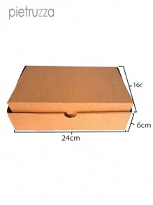 Pietruzza Kit 50 Caixas de Papelão - 24 X 16 X 6 - Embalagem Envio Correios - 24 x 16 x 6 - Visão 1