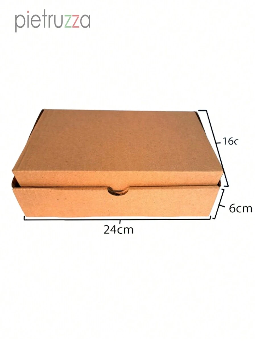Pietruzza Kit 50 Caixas de Papelão - 24 X 16 X 6 - Embalagem Envio Correios - 24 x 16 x 6 - Visão 1