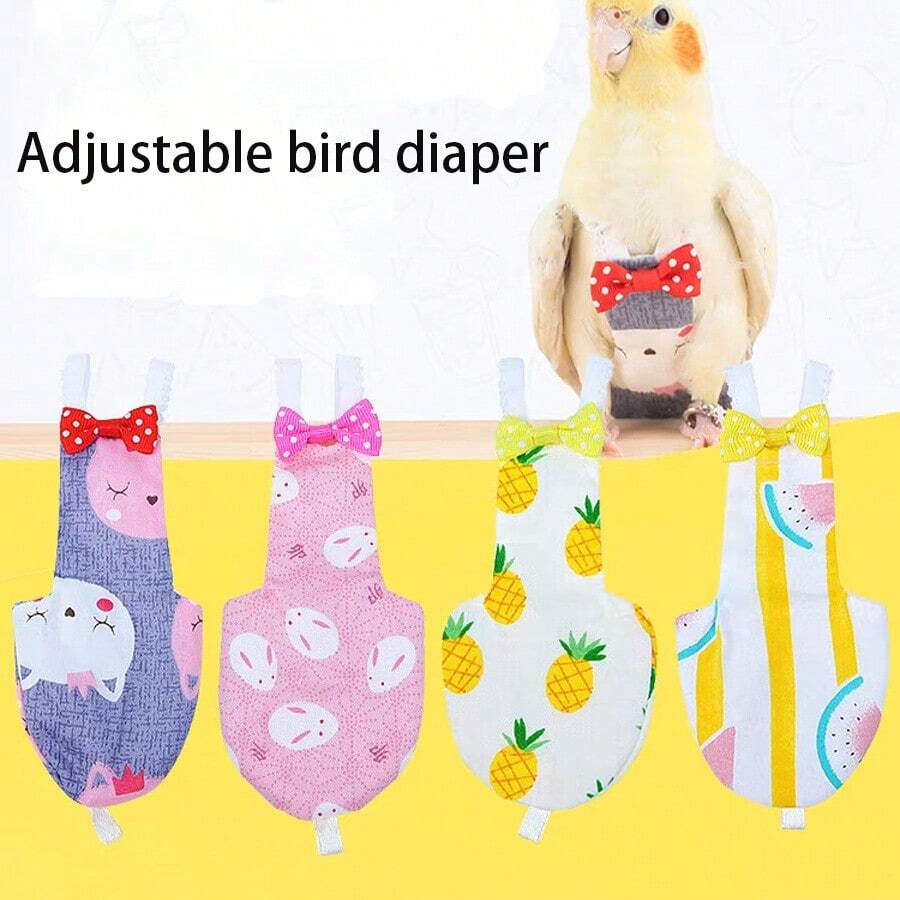Peony Phoenix Parrot Diaper Pouch Droppings Diaper Paper Diaper Pants