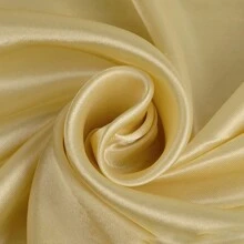 按码出售新娘纯色缎子面料适用于婚纱时尚 DIY 工艺品服装圣诞装饰服饰工艺品窗帘丝滑闪亮缎子