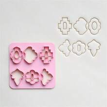 Geometric Hollow Earring DIY Mold, Soft Clay Earring Mold, Personalized Earring Gift