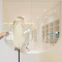 Mannequin Head With Hairdresser Cosmetology Mannequin Manikin Training Practice Styling 26inch Blonde Doll Head - Gold - View 5