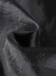 Men's PU Leather Jacket With Thermal Lined, Warm & Stylish Motorcycle Jacket With Embroidery Pattern, For Autumn & Winter - Black - View 7