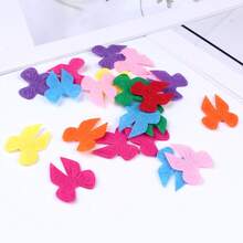 100 Handmade Felt Flowers For DIY Crafts And Classroom Decorations - Brightly Colored Tree/Flower Stickers And Cloth Flowers - Multicolor - View 7