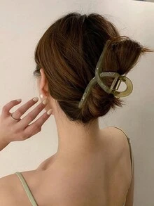 3 件装女士日常生活海滩浴室纯色休闲发夹 - 3件套 - 查看 6