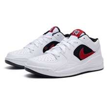 Zapatillas de baloncesto para mujer, cómodas, transpirables y de entrenamiento de competición, para interior y exterior, DX4399-116 - blanco/rojo fitness/ - Ver 2