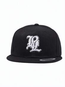 1 件，哥特式字母 B，3D 刺绣棒球帽，适合棒球比赛、篮球、秋季穿着、运动风格、美国精神、90 年代服装、鲜艳颜色平檐，男女皆宜，运动嘻哈帽，可调节户外防晒休闲帽，适合春秋旅行、派对和海滩，万圣节礼物的理想选择 - 純色 - 查看 2