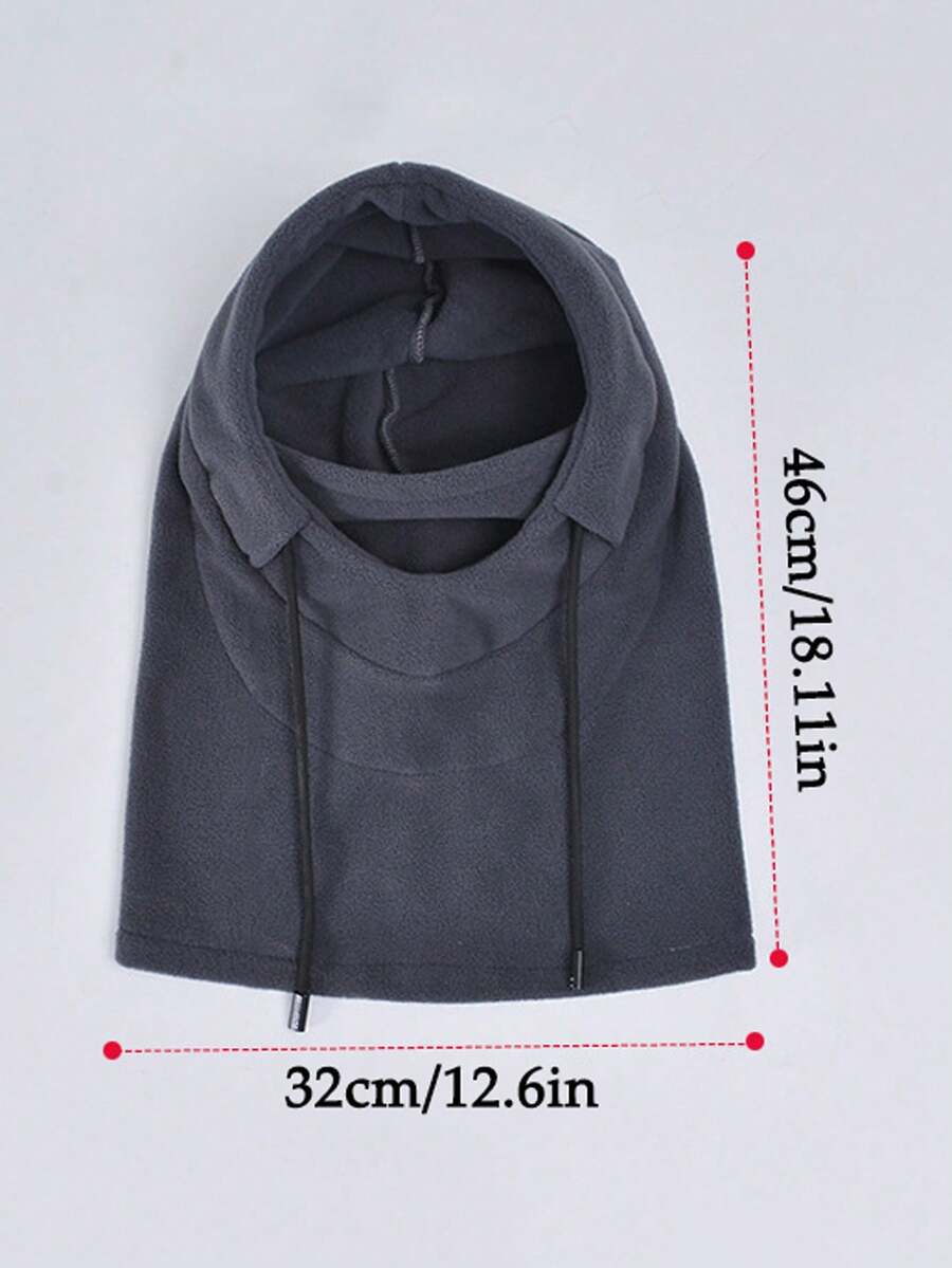 1pc Warm And Windproof Winter Hat For Men And Women, Outdoor Fleece Hat