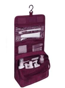 Toiletry Bag Men's Women's Travel Bag Toiletry Organizer With Divider 11002 - 粉色 - 查看 9