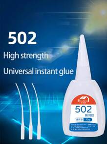 2 件装高品质 502 强力胶 ABN BOND 多用途氰基丙烯酸酯粘合剂，粘合力强，干燥速度快，适用于办公工具 - 30g - 查看 1