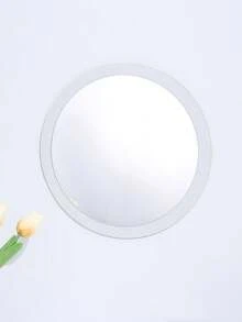 1 件可爱简约彩色小梳妆镜，便携式化妆镜，幼儿园、办公室、女孩卧室、宿舍装饰镜 - 木制框架，亚克力镜面玻璃，防变形、防摔、高清 - 多色 - 查看 15