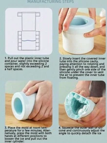 Refrigerator Ice Cube Tray, Round Silicone Ice Maker Mould, Mini Ice Ball Freezer Trays For Kitchen
