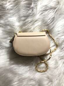 Round Minibag Star Plate With Strap And Zipper (Fits Cell Phone)