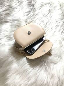Round Minibag Star Plate With Strap And Zipper (Fits Cell Phone)