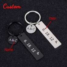 Personalized Couple Keychain, Customized Keychain Gift For Boyfriend/Girlfriend, Husband/Wife, Couple Keychain, Couple Gift - Multicolor - View 2