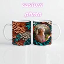 1 pieza, 11 onzas, plantilla de taza personalizada con 2 fotografías, envoltura de taza con fotos con 3 marcos, envoltura de taza con imágenes en png para diseño de sublimación, regalo de última hora, regalos de cumpleaños, regalos festivos, regalos de Acción de Gracias, regalos de Navidad, regalos de Halloween - multicolor - Ver 11