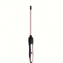 1pc 3/8" Mini Ceramic Curling Iron, Suitable For Short & Long Hair, Adjustable Temperature, Auto Shut Off, 9mm, Rose Gold, Holiday Gift