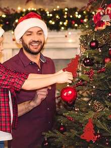 1/12 件圣诞树餐具架 - 节日毡叉勺袋，适用于节日餐桌装饰、完美的复活节礼物、圣诞节餐桌装饰学校用品、返校居家房间装饰 - 彩色 - 查看 4