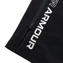 Under Armour 男士黑色直筒梭织跑步裤，款号 1365622-002 - 黑色 - 查看 6