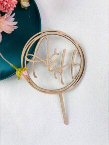 Personalized Wedding Initials Cake Topper Acrylic Cake Topper Custom Engagement Letters Anniversary Bride And Groom Cake Topper, Christmas Mother's Day Graduation,Multi-Functional,Durable,Anti-Mold,Ornamental,Reusable,Exquisite,Stylish,High-Quality,Colorful,Modern,Custom,Personalized,Unique,Ideal Gifts For Him,Ideal Gifts For Her,Boyfriend,Dad,Girlfriend,Mom,Family,Friends,Tea Room,Home,Garden,Office,For Anniversaries,For Valentine's Day,For Mother's Day,For Birthdays,For Father's Day,For Graduation,For Weddings,For Housewarming,Customized Wedding Tableware - Multicolor - View 8