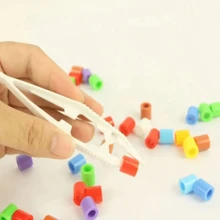 5 Colori Pinzette In Plastica Per Perline Fai Da Te E Perline Termosaldate[Colore Casuale]