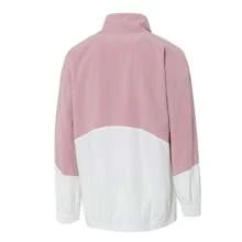 Under Armour Áo khoác nữ dệt kim có mũ trùm đầu, kiểu dáng thường ngày, nên đặt mua nhỏ hơn một size. - Hồng/trắng - Xem 2