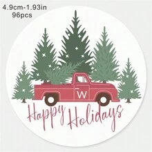 96 件万圣节恐怖木乃伊不给糖就捣蛋经典圆形贴纸着迷万圣节经典圆形贴纸可爱水彩生日万圣节经典圆形贴纸，圣诞节 - 彩色 - 查看 34