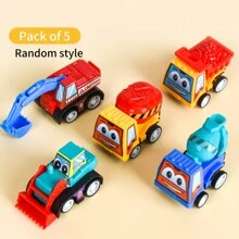 1 Set Of Multiple Sizes (5pcs/6pcs/10pcs/20pcs) Tote Bags/Storage Containers, Containing Miniature City Engineering Vehicles Model Toys, Random Patterns, Colors And Sizes, Suitable As Children's Birthday/Christmas/New Year Party Gifts,A Truck,Miniature Cars,Set Cars Children,Cars,Construction,Construction Toys,Back To School
