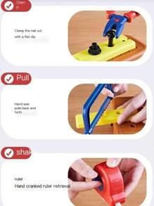 Children's Toolbox Toy Set, Boys' Simulation Repair Exercise, Exercise Children's Hands-On Ability Multiple Engineering Toy Assemblies Suitable For Bedrooms, Living Rooms, And Parent-Child Interactions