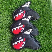 9PCS Shark Golf Iron Covers Golf Wedge Cover Golf Head Covers Protective Cover - Multicolor - View 5