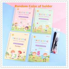 KIBEDI Libros de ejercicios de escritura Surco mágico inglés, libro de caligrafía para niños con letras, números, alfabeto. Regalo para escuela, estudiante, papelería, útiles escolares, aprender inglés, escritura en inglés, regalo para niños, libro de números, papelería escolar, práctica de caligrafía, aprender números, juguetes para niños, libro escolar, juguetes para niñas, libro de trazado, escritura para niños pequeños, libro de colorear por números, alfabeto, libro de colorear por número, libros para niños