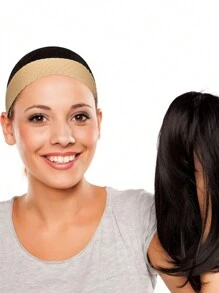 1 Stück Hautfarbenes tragbares rutschfestes Silikon Haarband Perückenkappe, Rückkehr zur Schule, Reise-Urlaubsartikel, Haarzubehör für Frauen, Haarkräusler, Lockenbürste, Lockenwickler, Produkte für lockiges Haar, Lockenstab, Lockenwickler für Haarkräuselung, Werkzeuge für lockiges Haar, Haarwickler, Haarwickler, Lockiges Haar, Hitzefrei Locken, Hitzefrei Locken, Haarkräusler, Friseur, Haarkräusler, Friseurzubehör, Lockenwickler, Produkte für lockiges Haar, Lockenstab, Lockenwickler für Friseurausrüstung, Zubehör, Haarkräuselung, Werkzeuge für lockiges Haar, Haarwickler, Weihnachten, Hitzefrei Wellen, Reiseessentials, Reiseessential, Frisur, Friseurhandwerk