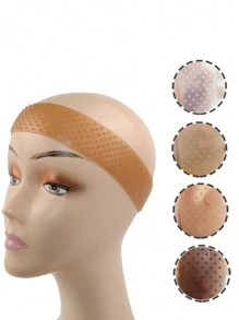 1 Stück Hautfarbenes tragbares rutschfestes Silikon Haarband Perückenkappe, Rückkehr zur Schule, Reise-Urlaubsartikel, Haarzubehör für Frauen, Haarkräusler, Lockenbürste, Lockenwickler, Produkte für lockiges Haar, Lockenstab, Lockenwickler für Haarkräuselung, Werkzeuge für lockiges Haar, Haarwickler, Haarwickler, Lockiges Haar, Hitzefrei Locken, Hitzefrei Locken, Haarkräusler, Friseur, Haarkräusler, Friseurzubehör, Lockenwickler, Produkte für lockiges Haar, Lockenstab, Lockenwickler für Friseurausrüstung, Zubehör, Haarkräuselung, Werkzeuge für lockiges Haar, Haarwickler, Weihnachten, Hitzefrei Wellen, Reiseessentials, Reiseessential, Frisur, Friseurhandwerk