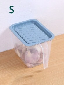 Set de 2 cajas de almacenamiento herméticas y transparentes con asas para el refrigerador, en estilo cajón de plástico para guardar granos, nueces, cereales, huevos, alimentos, frutas y verduras, aderezos para ensaladas, para uso al aire libre y camping