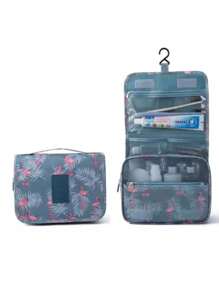 Travel Toiletry Bag With Hook And Strap For Hanging Bathroom - 薄荷綠 - 查看 2