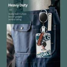 Transparent Double Cards Slots Tag Badge Holder With Badge Reel 2 Cards Storage Organizer Employee Pass Work Card Case Sleeve Men Card Holder Wallet Business Card Holder Credit Card Holder Id Card Holder Women For Women For Men Card Wallet