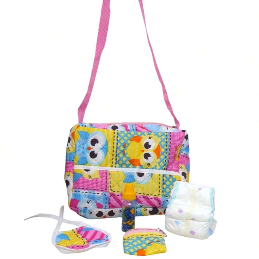 PAÑALERA CON ACCESORIOS PARA BEBÉS Y MUÑECAS. - Multicolor - Ver 1