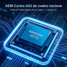 Proyector LED Profesional 4k HD Android Wifi , Proyector Inteligente con Corrección Automática de Nivel, Compatible con Teléfono Móvil Proyector de Cine al Aire Libre Giratorio 180°, Cine en Casa Portátil para Exterior, Casa, Conferencia - Blanco - Ver 7