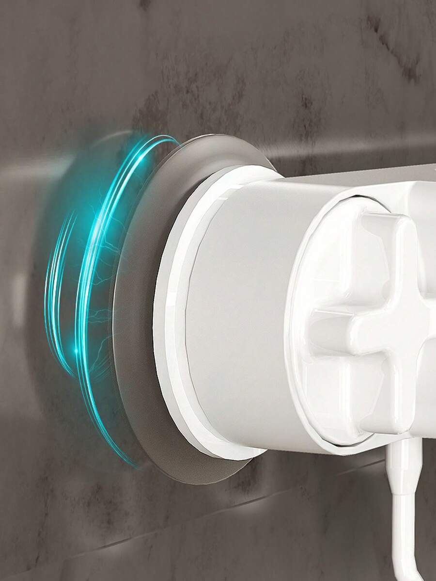 Saugnapf-Bürstenhalter Für Küche & Bad - Ohne Bohren, Mit Abtropfschale