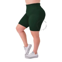 Plus Size Sports Shorts - 灰色 - 查看 7