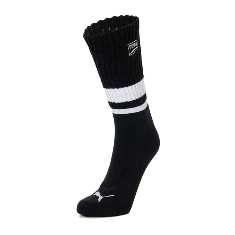 Puma Striped Sports Socks, Unisex - Black - View 1