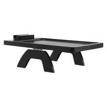 Sofa Tray Bamboo Sofa Tray Foldable Sofa Tray With 360° Rotating Phone Holder Black Color - Black - View 8