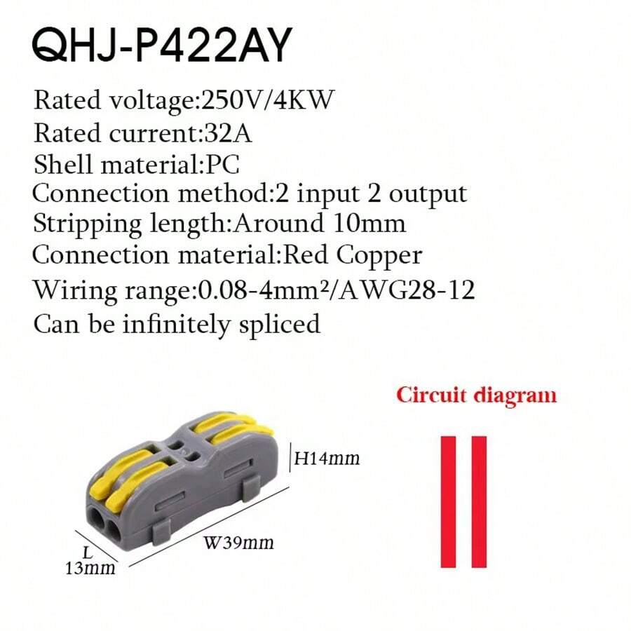 Mini Wire Connector 2 3 4 5 Pin Splice Terminal Blocks Led Strip